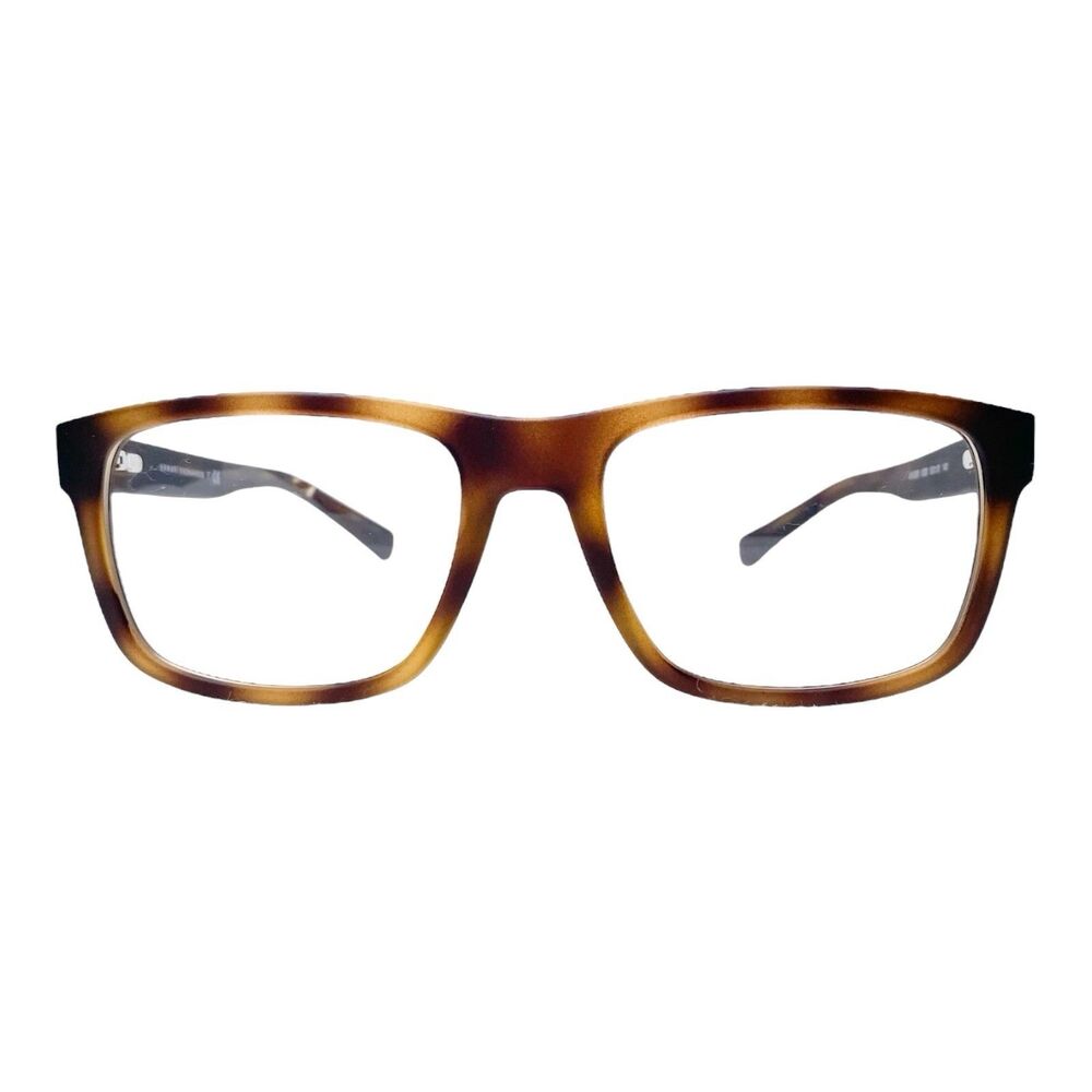 Armani Exchange AX3025 8029 Mens Matte Havana Square Eyeglasses Frames 53 18 140